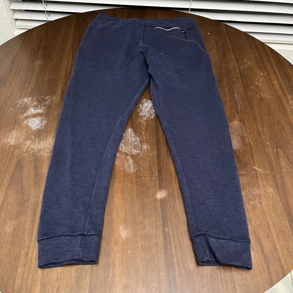 Nike Sportswear Optic Tech Jogger Sweatpants Men's Medium Blue Tapered Zip